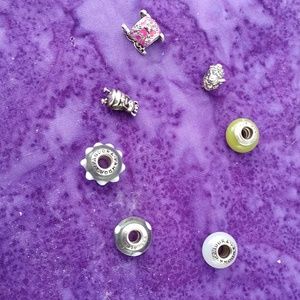 Six charms for Pandora bracelet